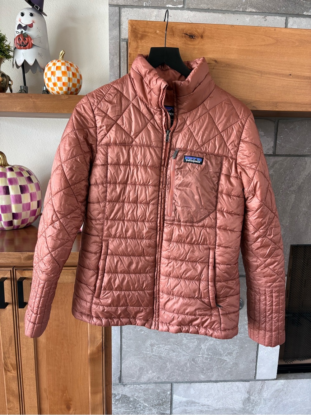 Patagonia Women's Quilted Puffer Jacket - Dusty Rose